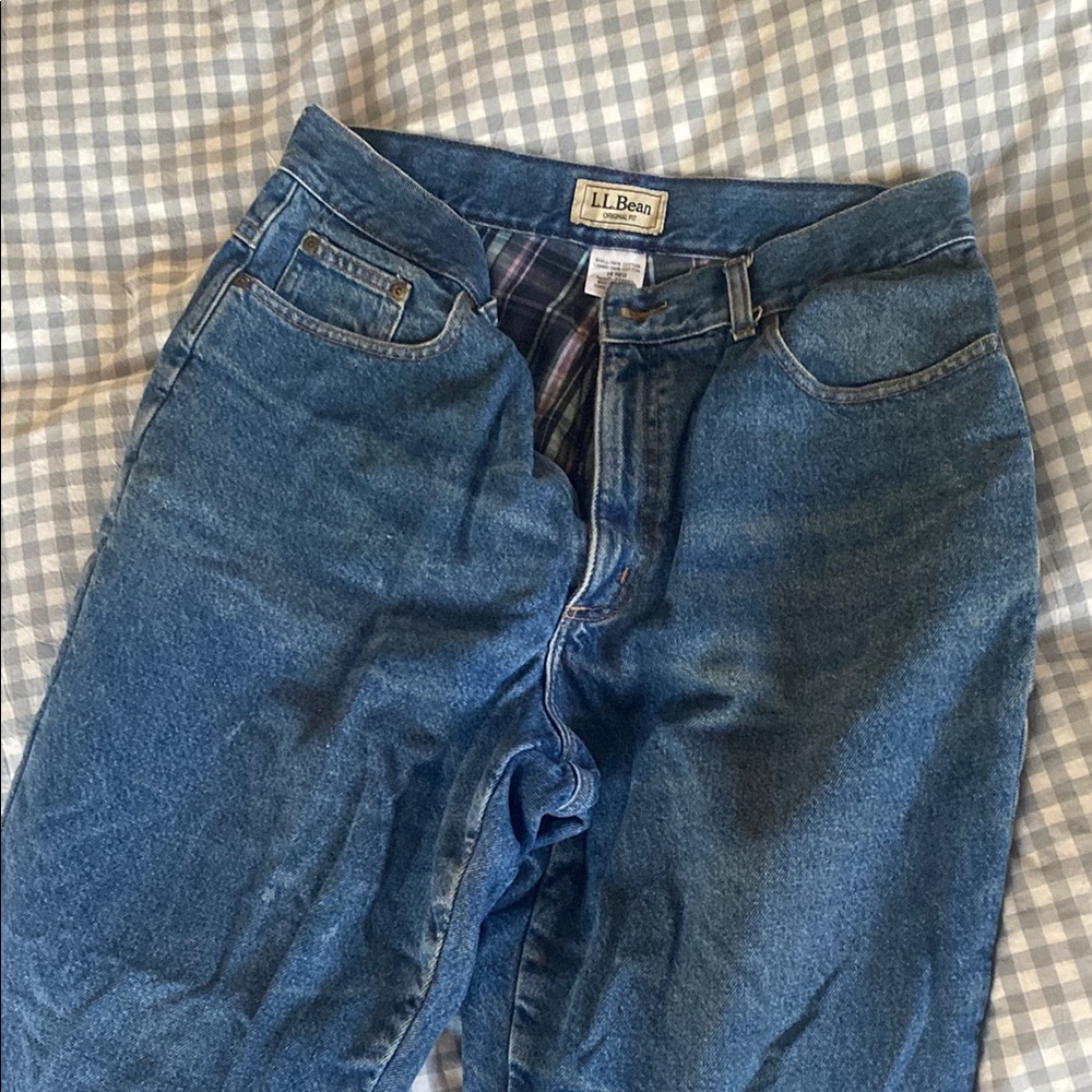 L.L. Bean Flannel Lined Jeans